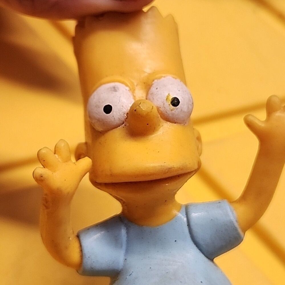 The Simpsons Bart Simpson Bendable 4.5" Figure Jesco 1990 - Picture 3 of 6